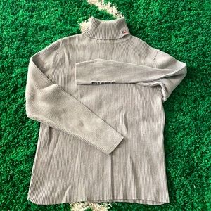 POLO JEANS Men’s Ribbed Grey Turtleneck